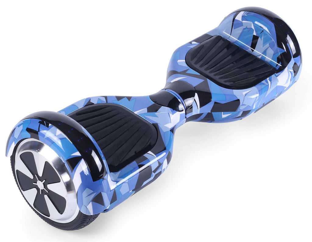 Blue Vortex Camo Bundle 6.5" Disco LED Official Hoverboard - Official Hoverboard