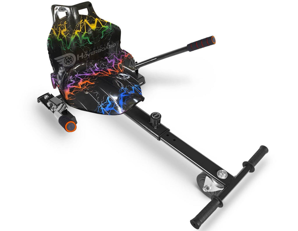 Rainbow Lightning Hoverkart Bundle 6.5" Disco LED Official Hoverboard - Official Hoverboard