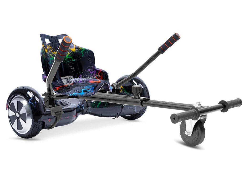 Rainbow Lightning Hoverkart Bundle 6.5" Disco LED Official Hoverboard - Official Hoverboard