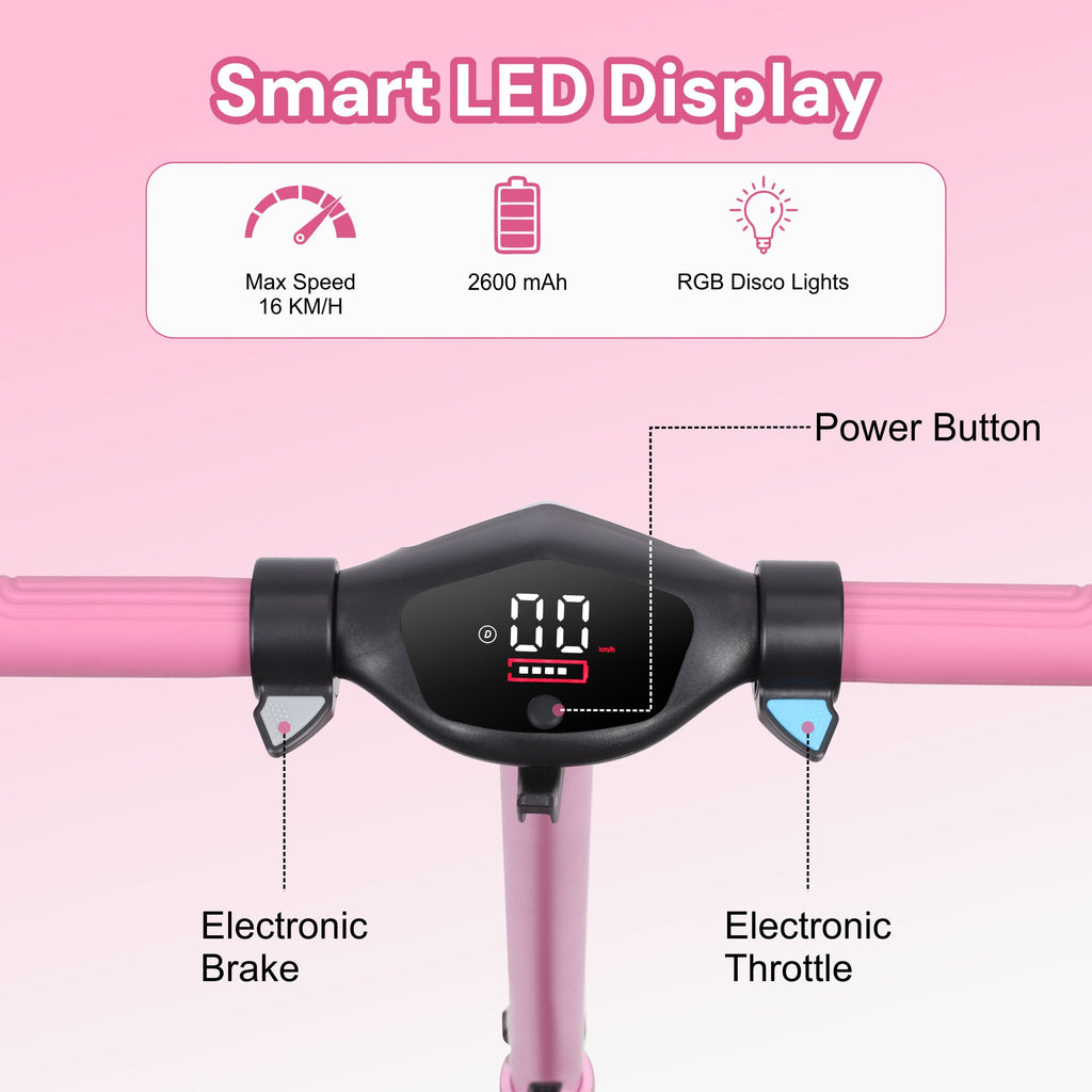 S31 Kids PRO ELECTRIC SCOOTER - LED Lights - 150W Power - High Performance