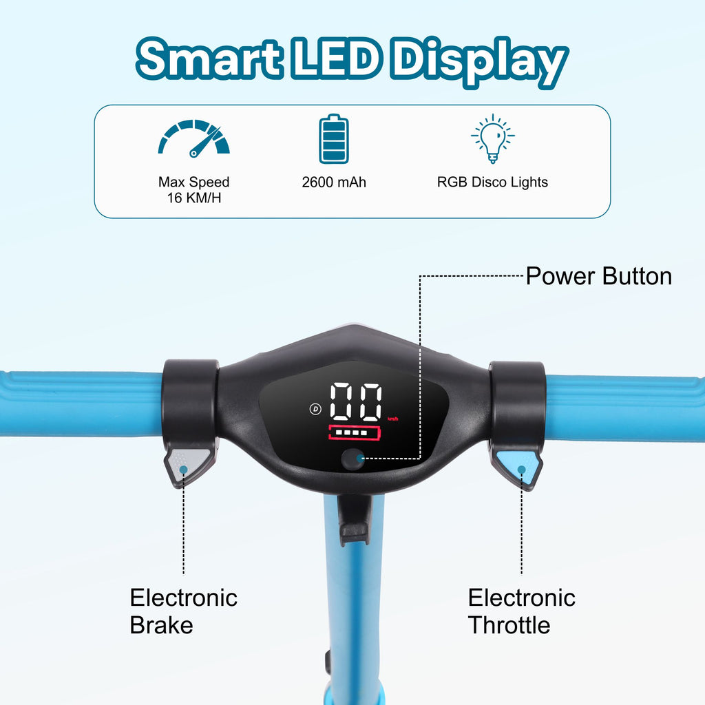 S31 Kids PRO ELECTRIC SCOOTER - LED Lights - 150W Power - High Performance