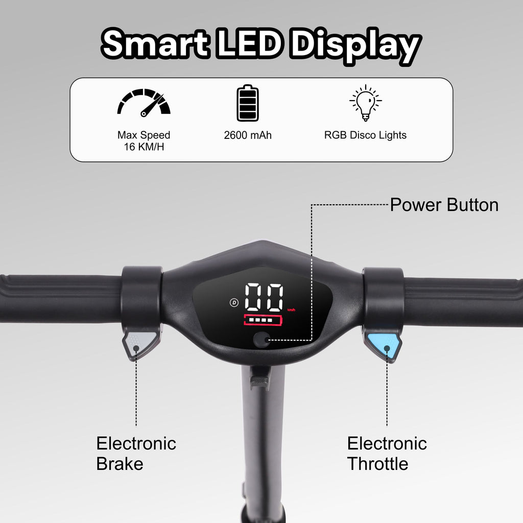 S31 Kids PRO ELECTRIC SCOOTER - LED Lights - 150W Power - High Performance