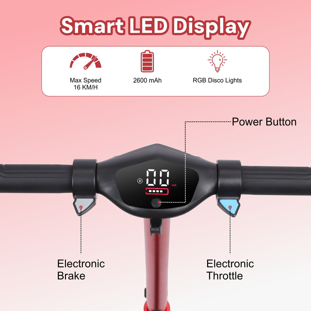 S31 Kids PRO ELECTRIC SCOOTER - LED Lights - 150W Power - High Performance