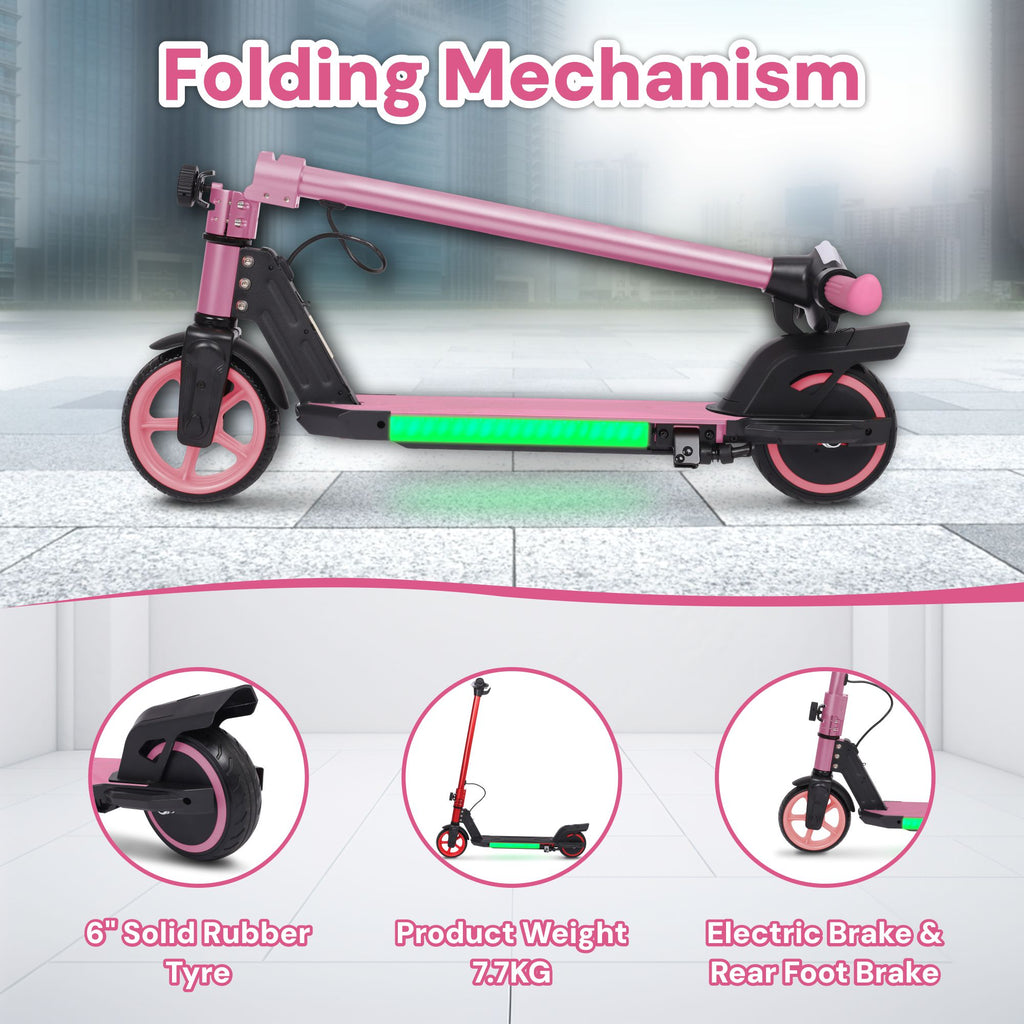 S31 Kids PRO ELECTRIC SCOOTER - LED Lights - 150W Power - High Performance