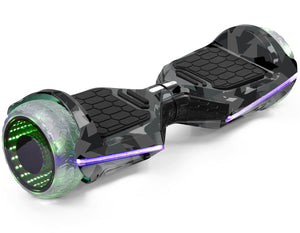 INFINITY - Black Vortex Camo Bundle 6.5" ALL TERRAIN APP BLUETOOTH & LED OFFICIAL HOVERBOARD