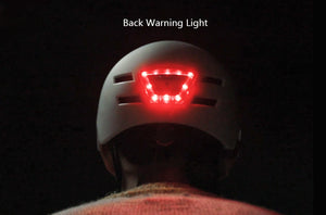 Electric Scooter Safety Helmet with LED Light