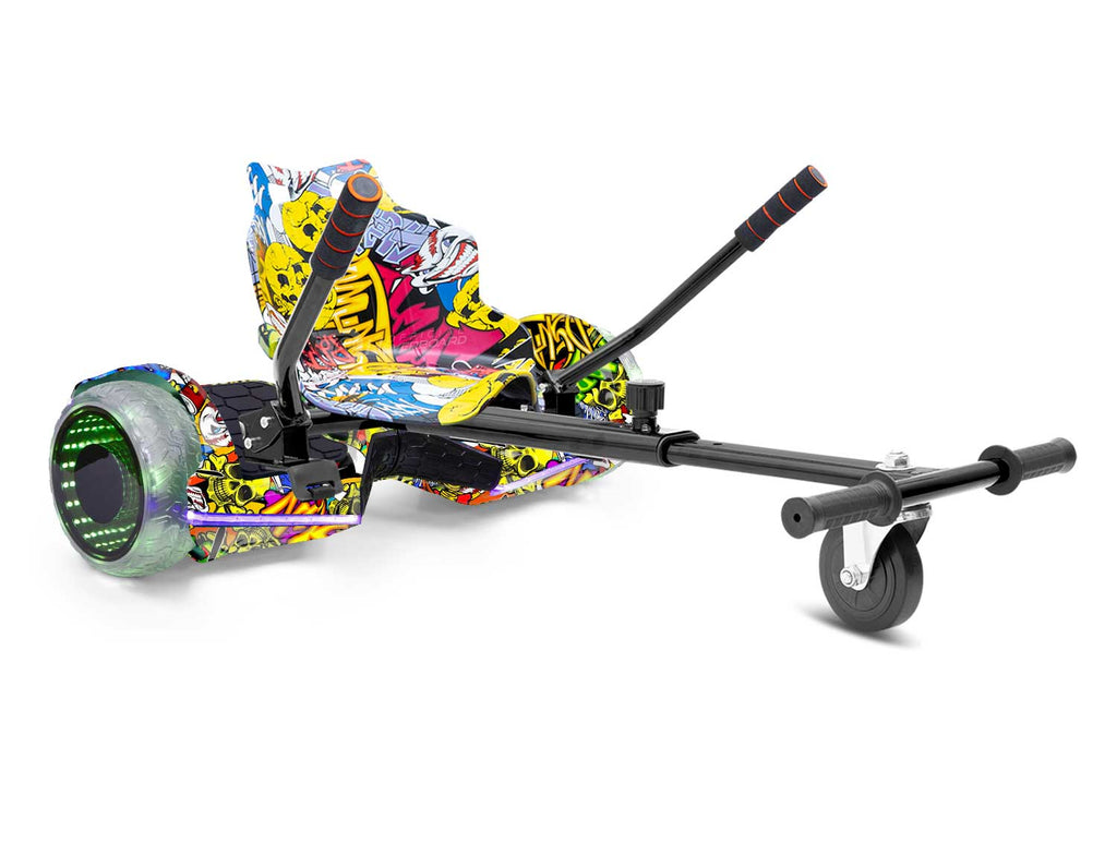 INFINITY - Hip Hop Graffiti Bundle 6.5" All Terrain APP Bluetooth & LED Official Hoverboard