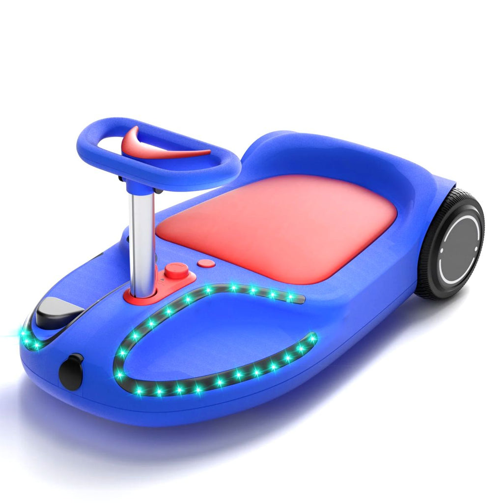 WizzKart - Ride On Car with Bluetooth Speaker & Disco LED