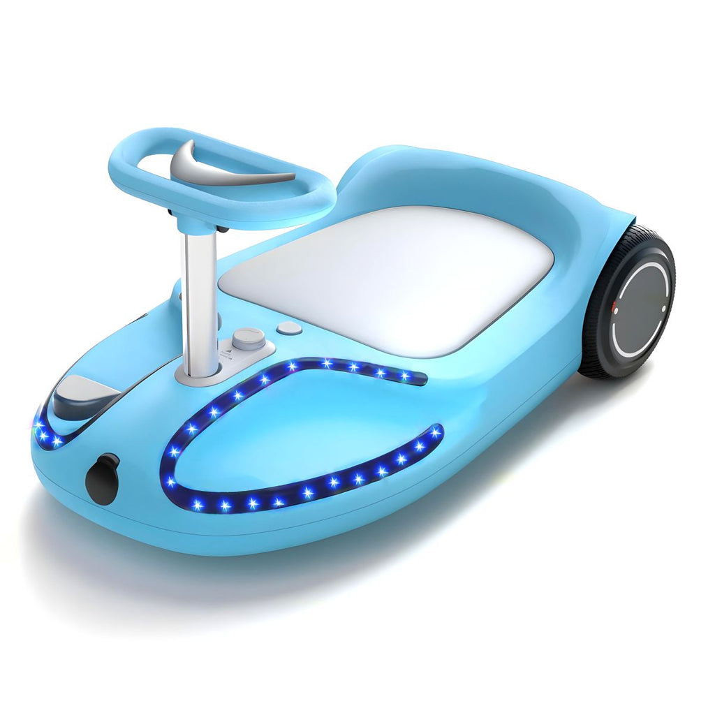WizzKart - Ride On Car with Bluetooth Speaker & Disco LED