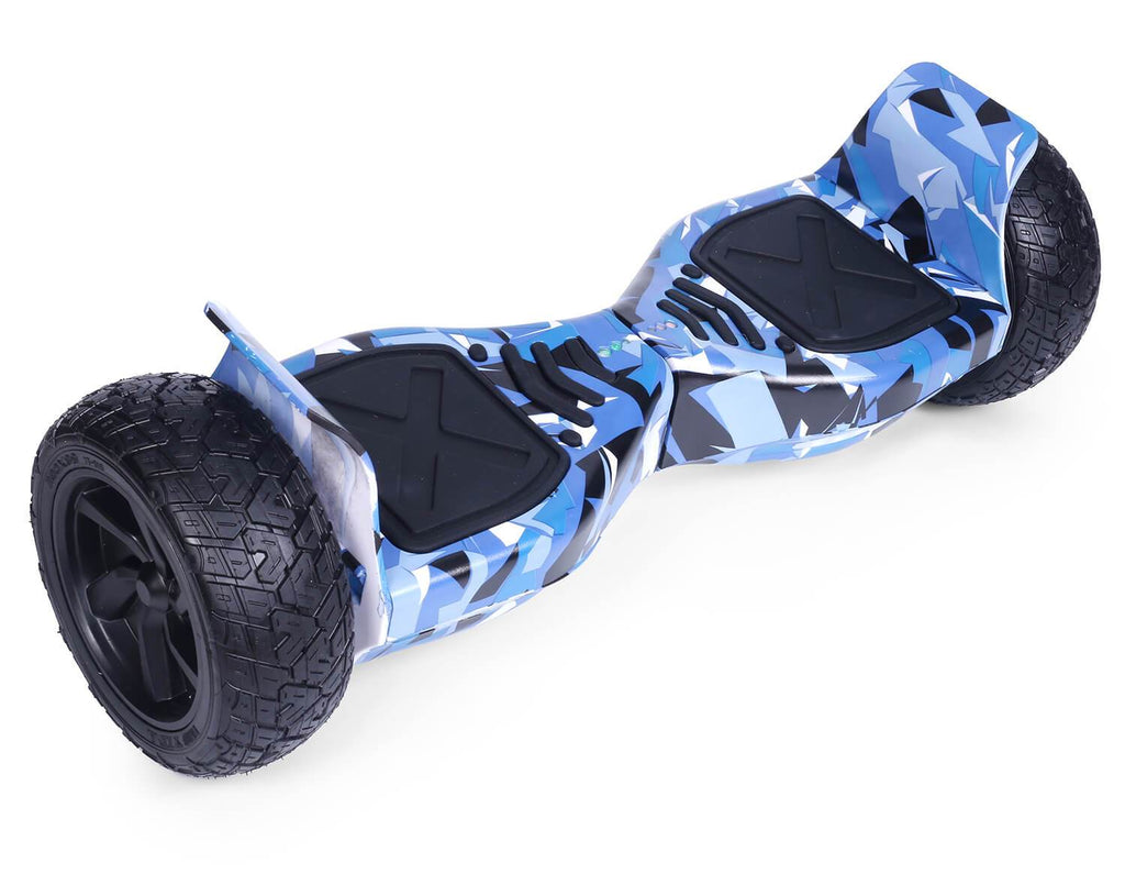 Blue Vortex Camo Hoverkart Bundle 8.5" Off Road Hummer Official Hoverboard - Official Hoverboard