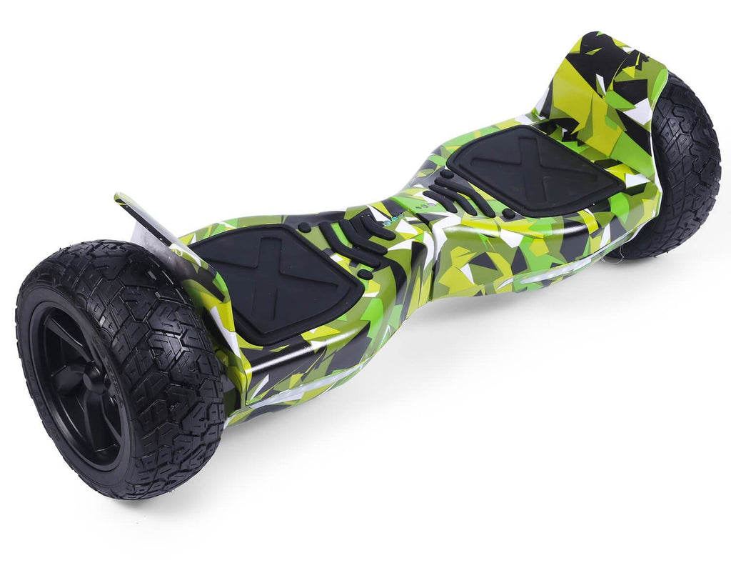 Green Vortex Camo Hoverkart Bundle 8.5" Off Road Hummer Official Hoverboard - Official Hoverboard