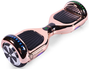 Rose Gold Chrome 6.5" Disco LED Official Hoverboard - Official Hoverboard