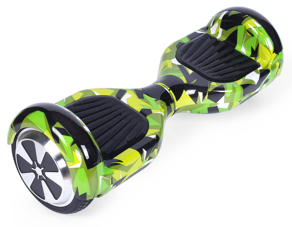 Green Vortex Camo Bundle 6.5" Disco LED Official Hoverboard - Official Hoverboard