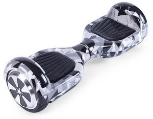 White Vortex Camo 6.5" Disco LED Official Hoverboard - Official Hoverboard