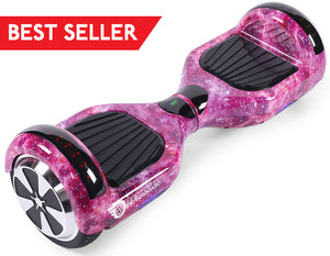 Pink Galaxy Special 6.5" Disco LED Official Hoverboard - Official Hoverboard