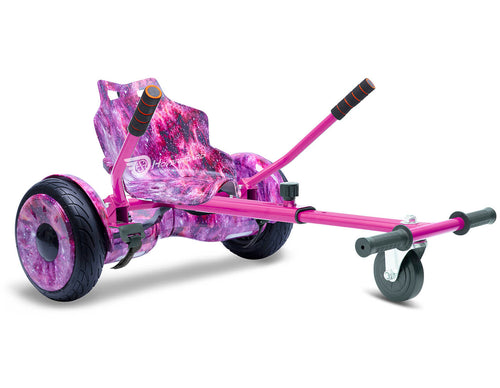 Pink Galaxy Hoverkart Bundle 10" All Terrain Official Hoverboard - Official Hoverboard