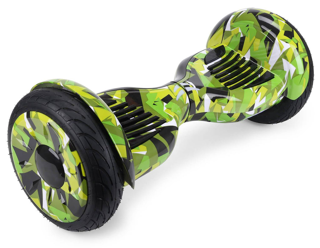 Green Vortex Camo Hoverkart Bundle 10" All Terrain Official Hoverboard - Official Hoverboard